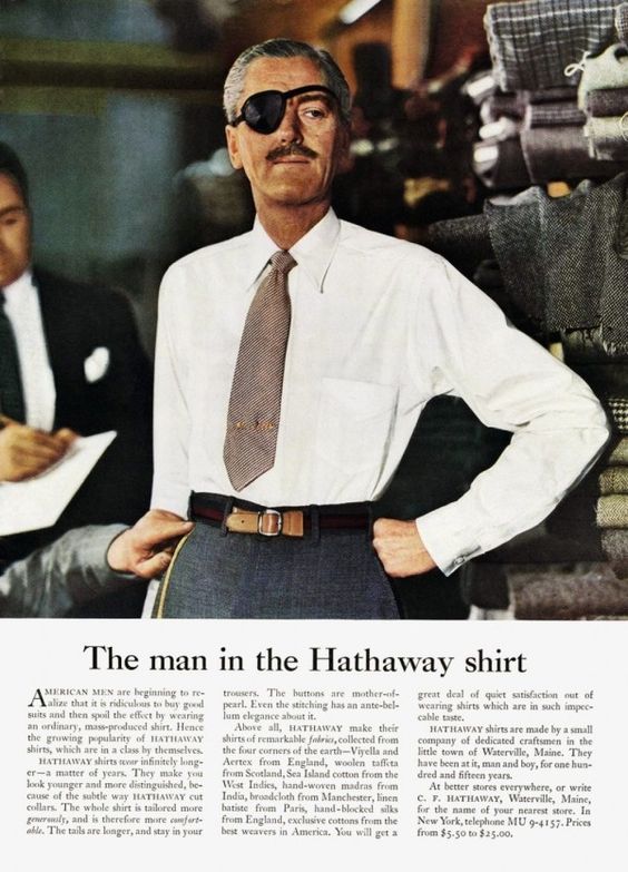 hathaway shirt david ogilvy copywriting