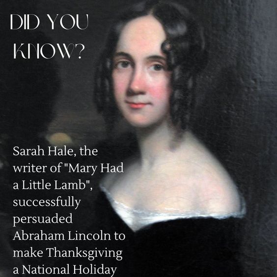 sarah hale thanksgiving