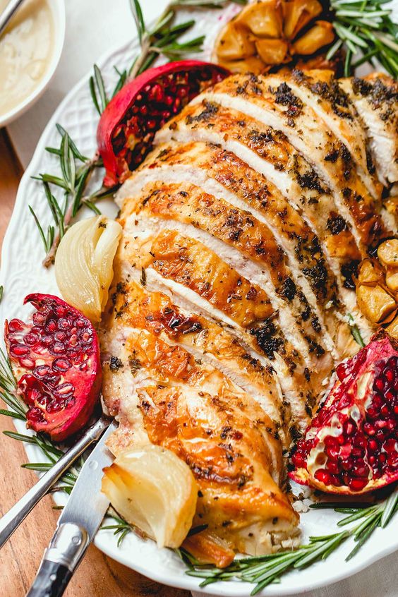 Roast Turkey with Herb Butter Christmas Dinner Must Haves