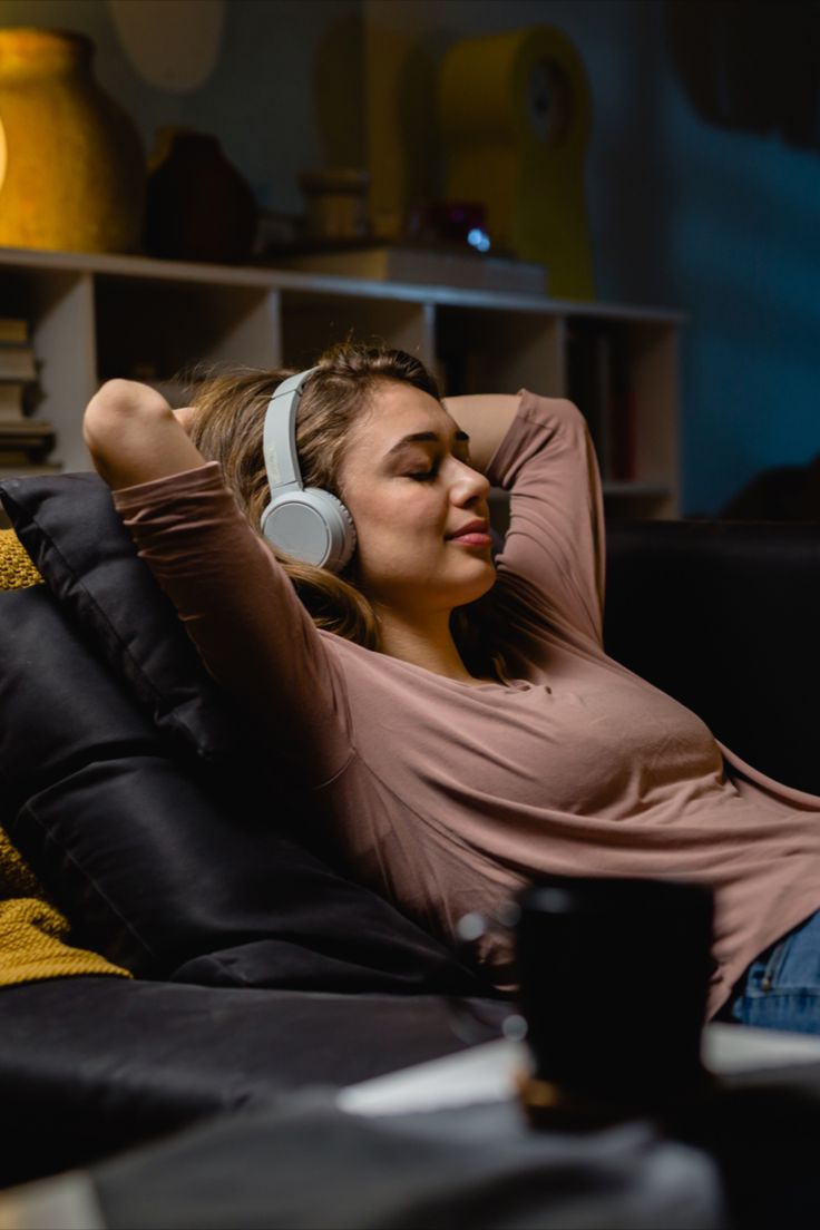 drop all activity listen to music to sleep better