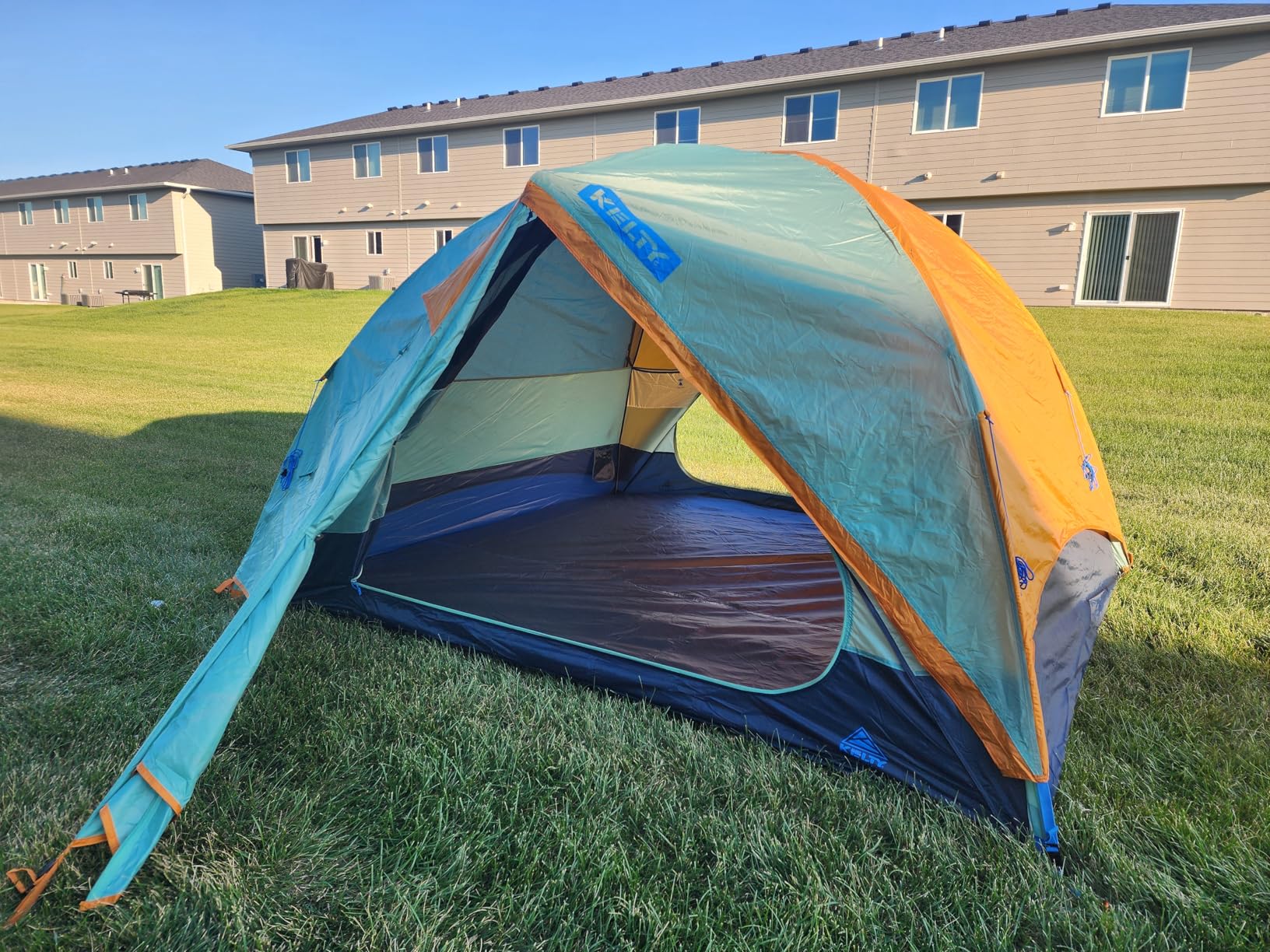camping in very heavy rain