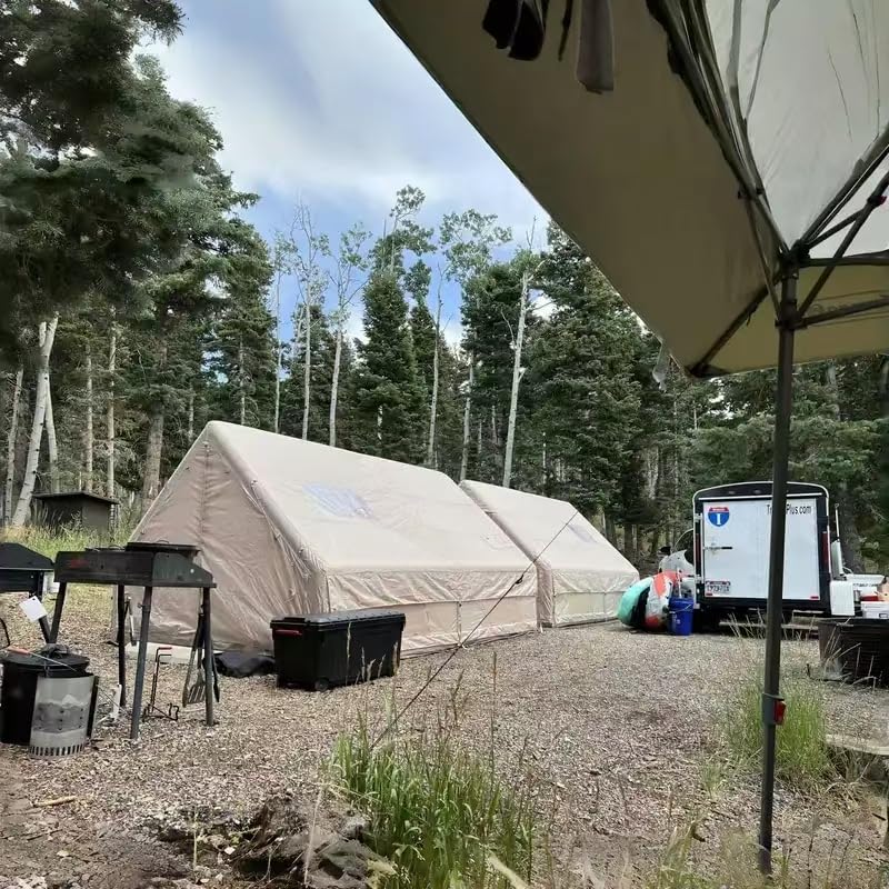 Glamping tent luxury